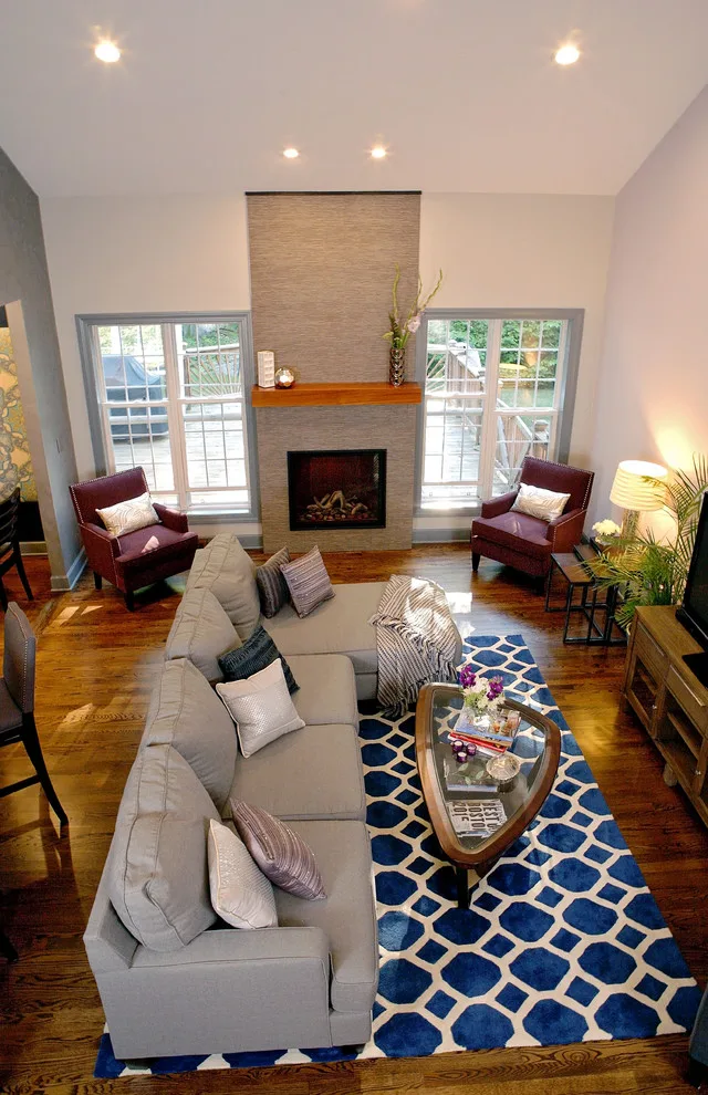 Open Plan Living Room and Kitchen by Starlily Design Studio LLC - Photo 13