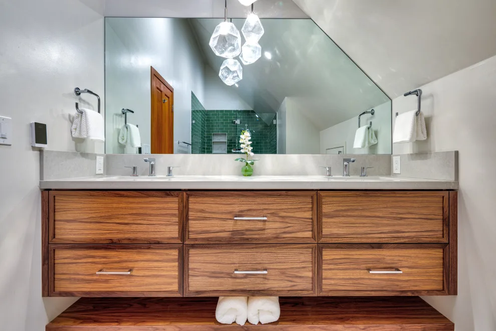 Contemporary Organic Master Bath by Emily Roose Interiors - Photo 11