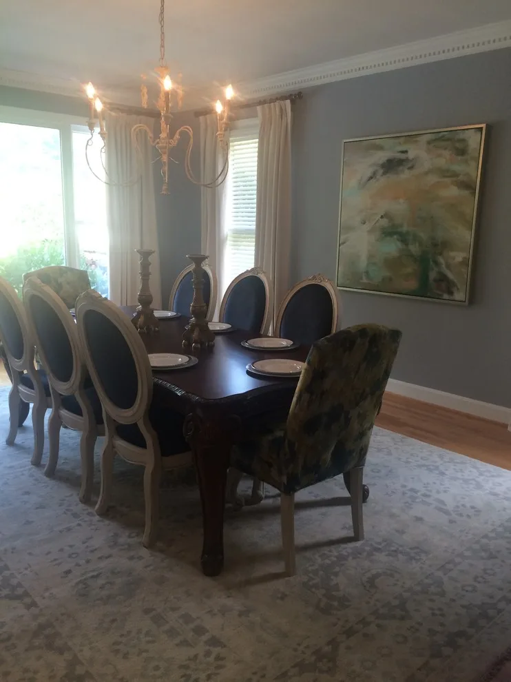 Classic Living/Dining Area - Dillon, SC by Pat Miller Baker Interior Designs - Photo 2