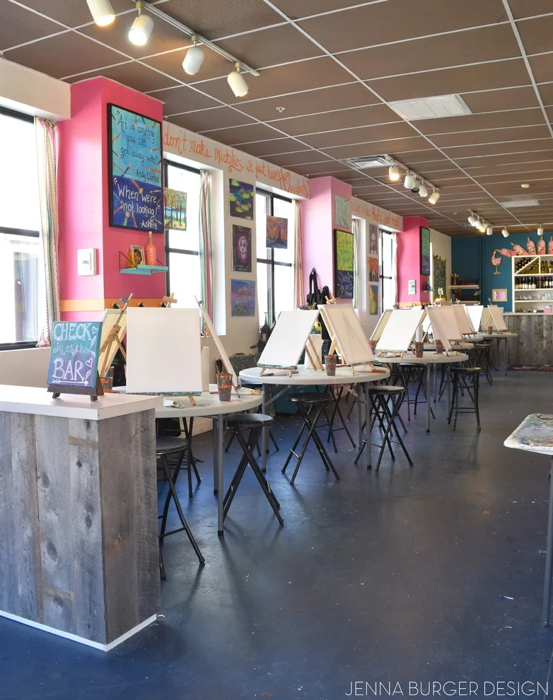 Saratoga Studio Paint and Sip (commercial) by Jenna Burger Design - Photo 11