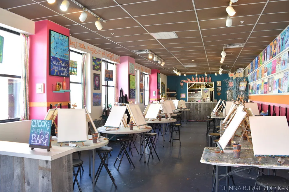 Saratoga Studio Paint and Sip (commercial) by Jenna Burger Design - Photo 10