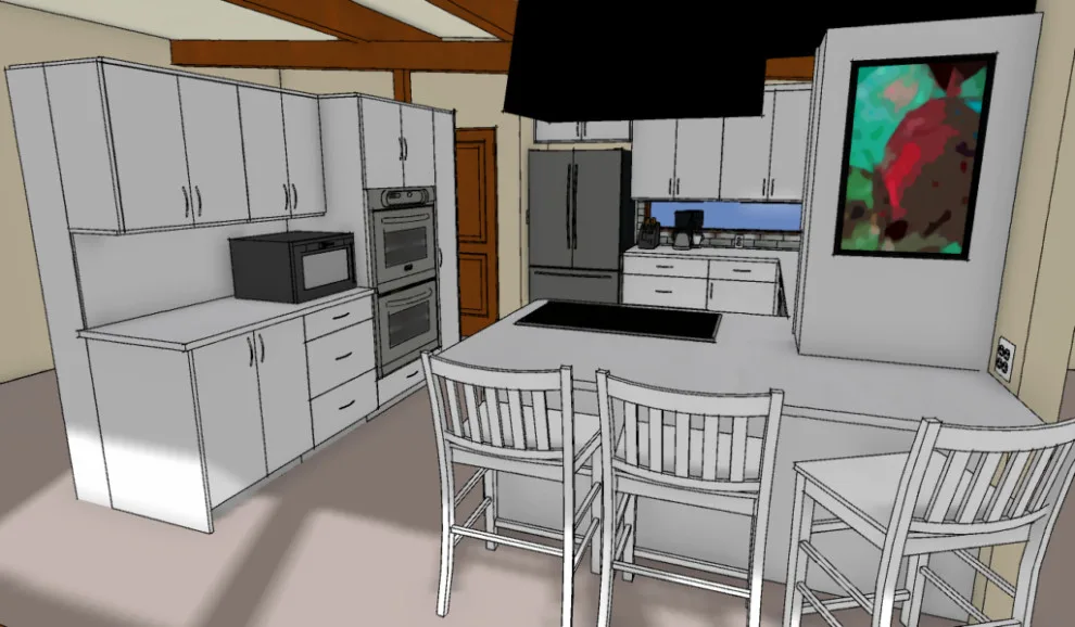 Light Gray Kitchen Renovation by Kathy Hanson & Assoc - Photo 2