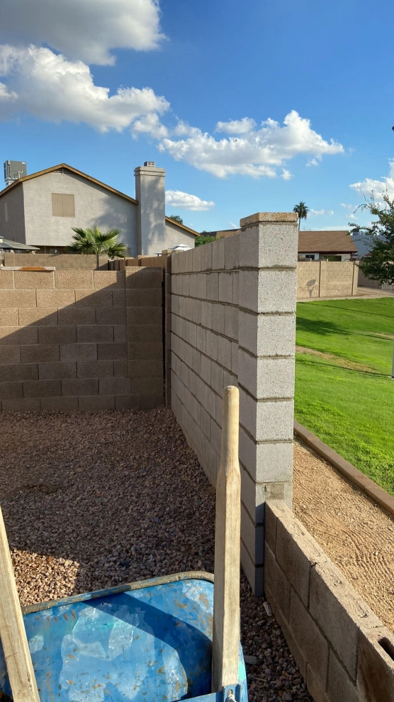 Block wall repair by PRO Natural Landscape LLC - Photo 2