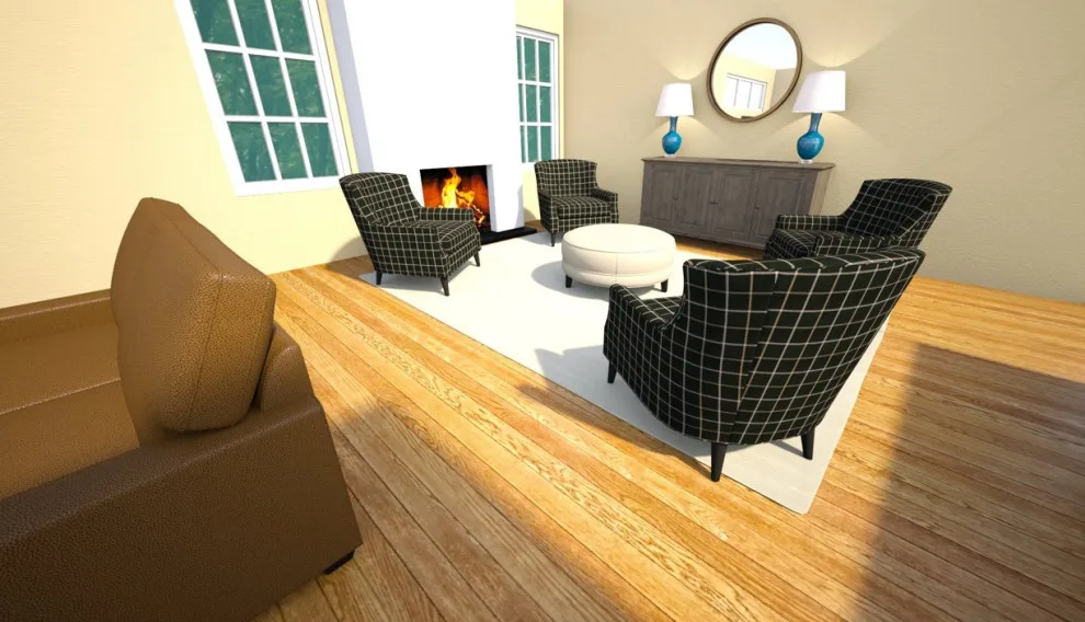 Flawlessly Checked Relaxation Space by Kelly Simkovich At Main Line Sound & Video - Photo 3