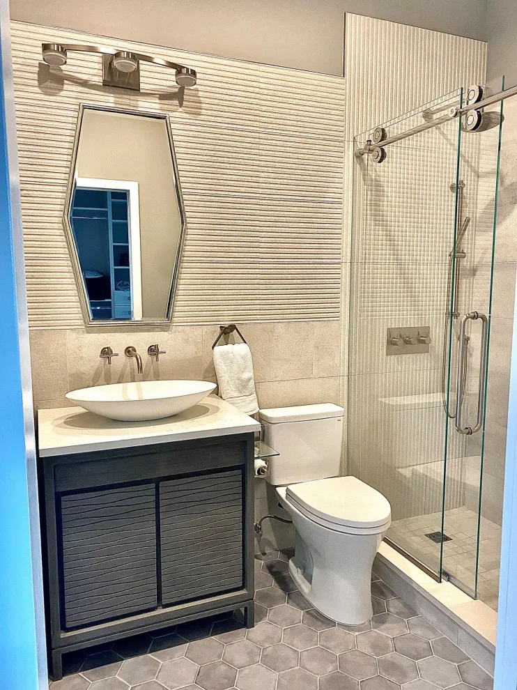Small Master Bathroom Remodel by JSE Interiors - Photo 4