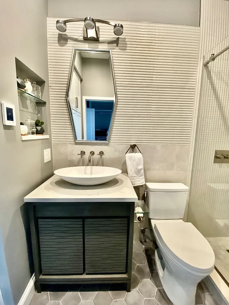 Small Master Bathroom Remodel by JSE Interiors - Photo 2
