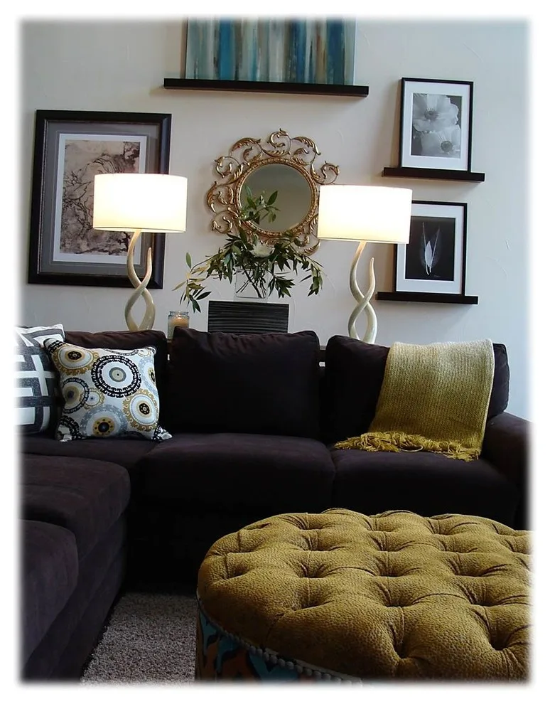 Yellow, gray, and peacock accents by Ruthie Staalsen Interiors - Photo 10