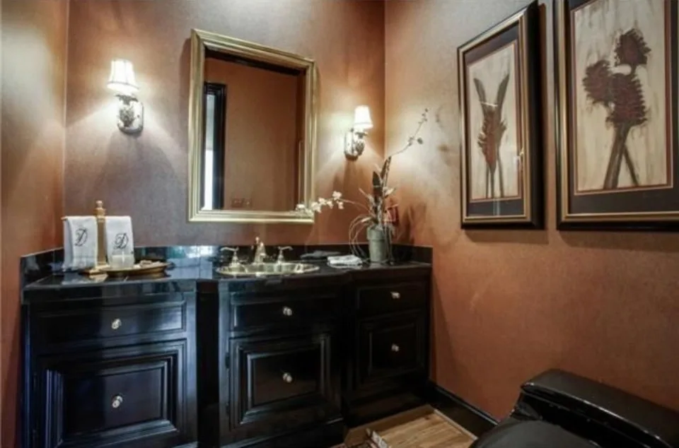 Powder Room Makeover Transformation by Design By Kimberly Vaughan - Photo 2
