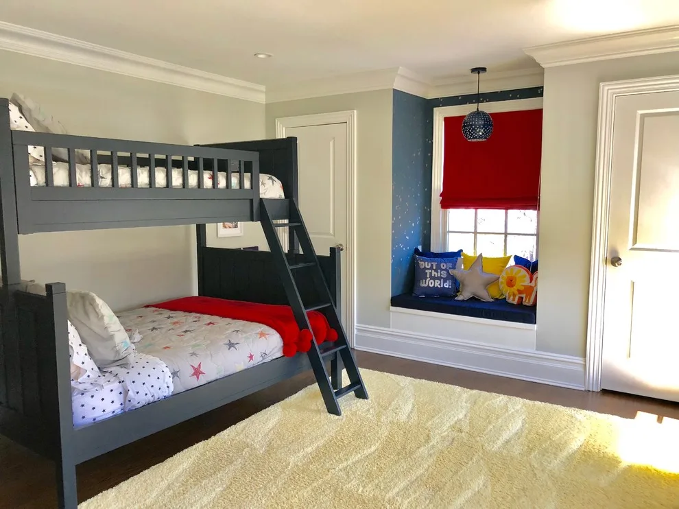 Vibrant Hue Children's Bedroom by JSE Interiors - Photo 4