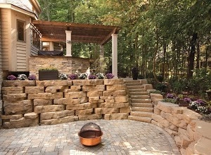 Patio Area, Wall Stone & Fire Pits by Pure Perfection Landscape And Services Inc - Photo 4
