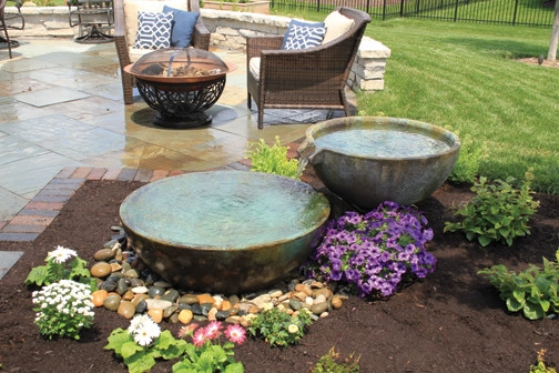 Fountainscape Installed in Macomb County, Michigan (MI) by Put's Ponds & Gardens - Photo 3