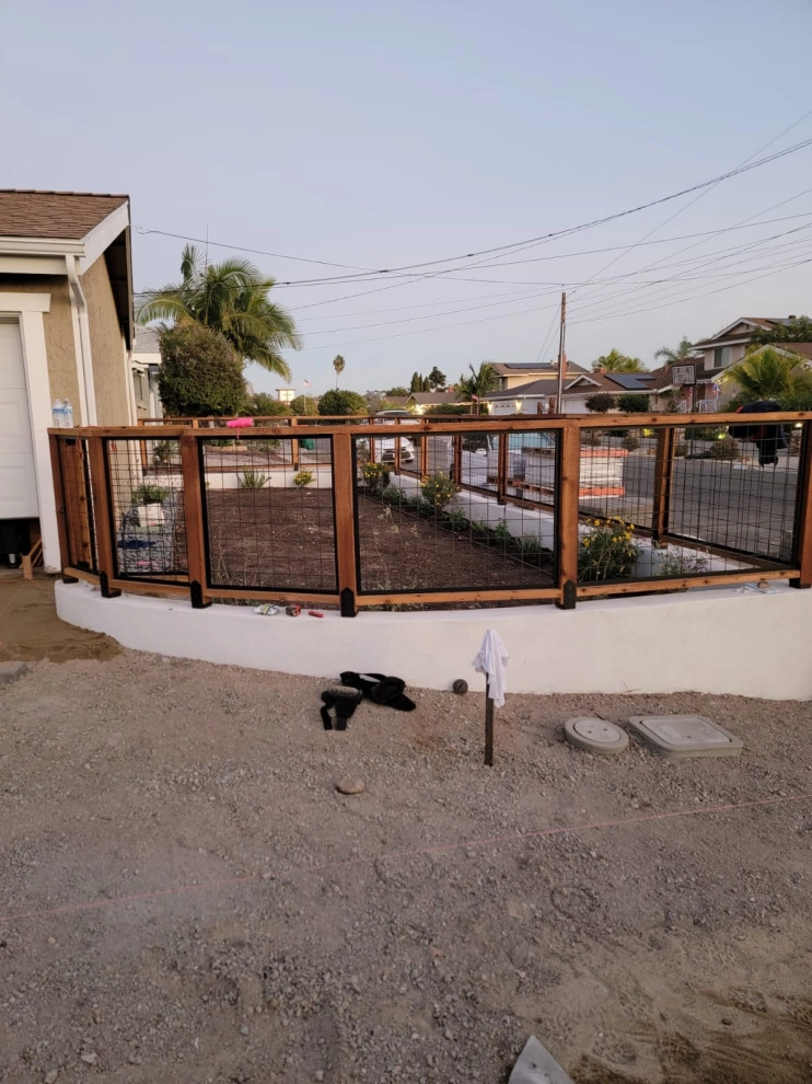 front yard hardscape by Quetzal Landscapes, Inc. - Photo 6