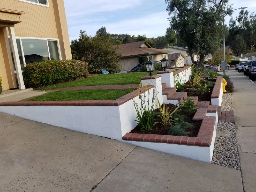 Front yard Retaining wall by Quetzal Landscapes, Inc. - Photo 4