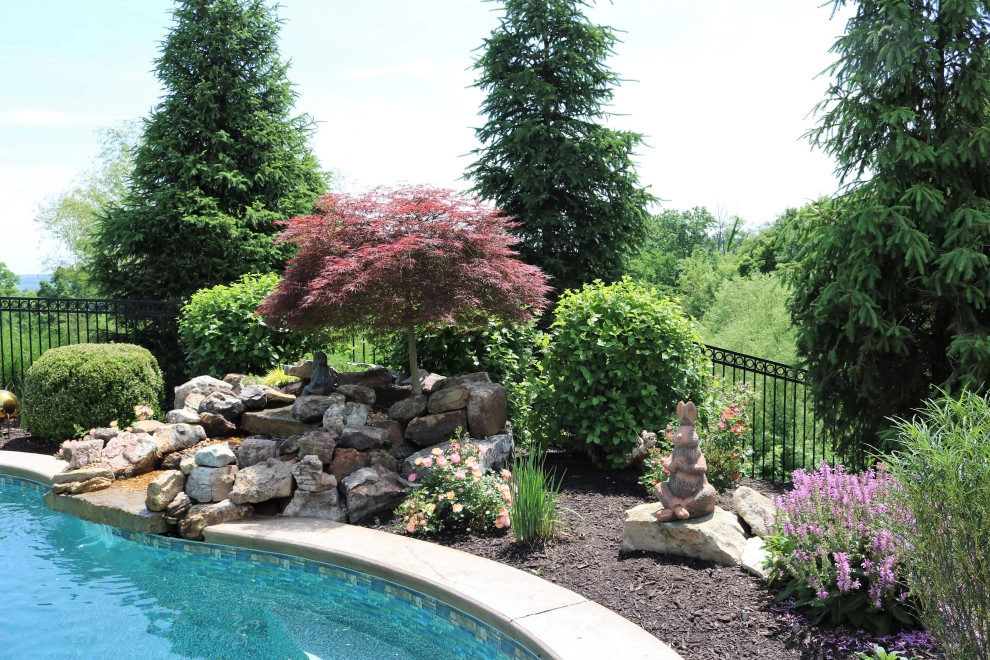 Outdoor Oasis Poolscape in St. Louis by Quiet Village Landscaping - Photo 2