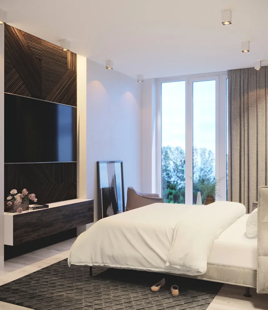Highland Park Bedroom Residence by K-SAMONE & CO | Evocative Interiors & Architecture - Photo 5