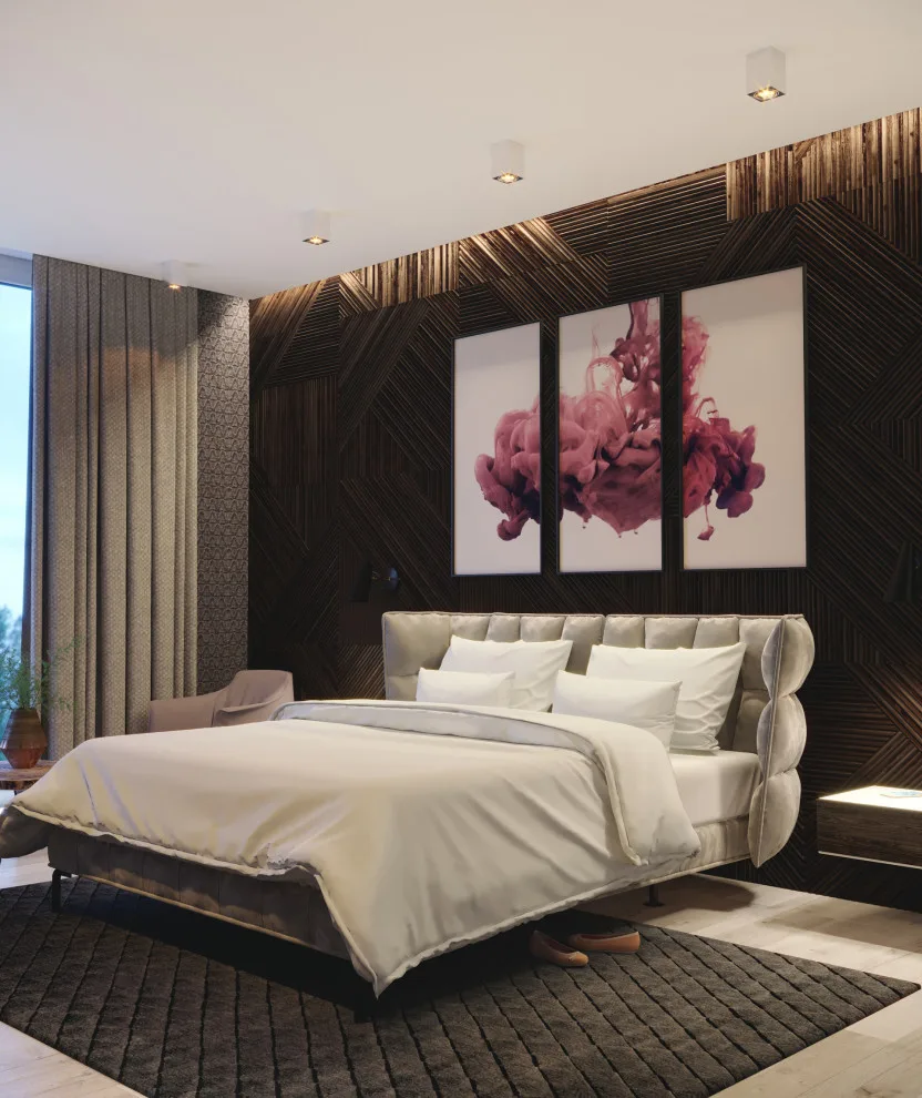 Highland Park Bedroom Residence by K-SAMONE & CO | Evocative Interiors & Architecture - Photo 4