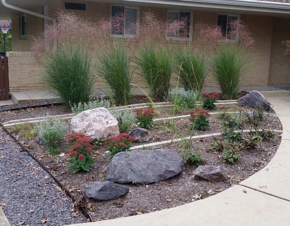 Front Entrance Landscaping by Quiet Village Landscaping - Photo 2