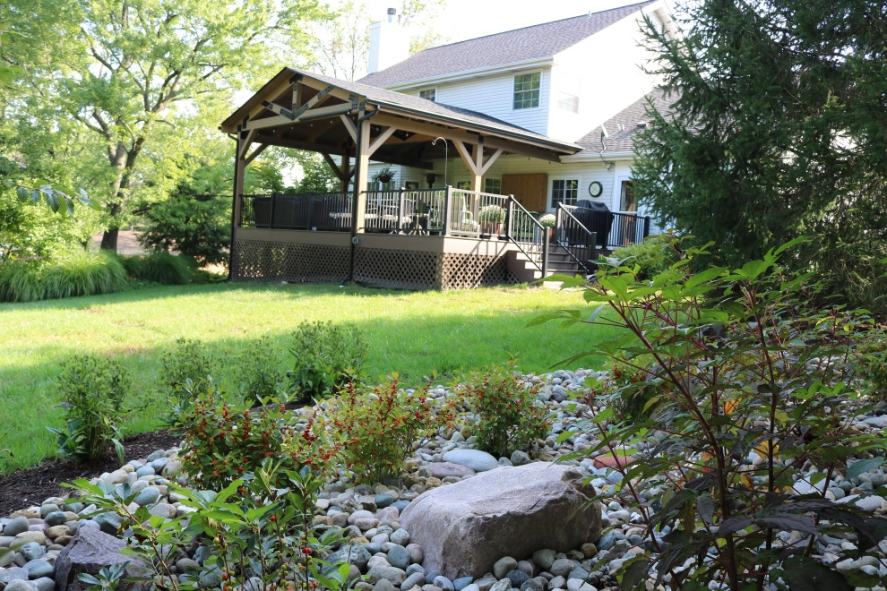 Rain Garden for Drainage Issues by Quiet Village Landscaping - Photo 4