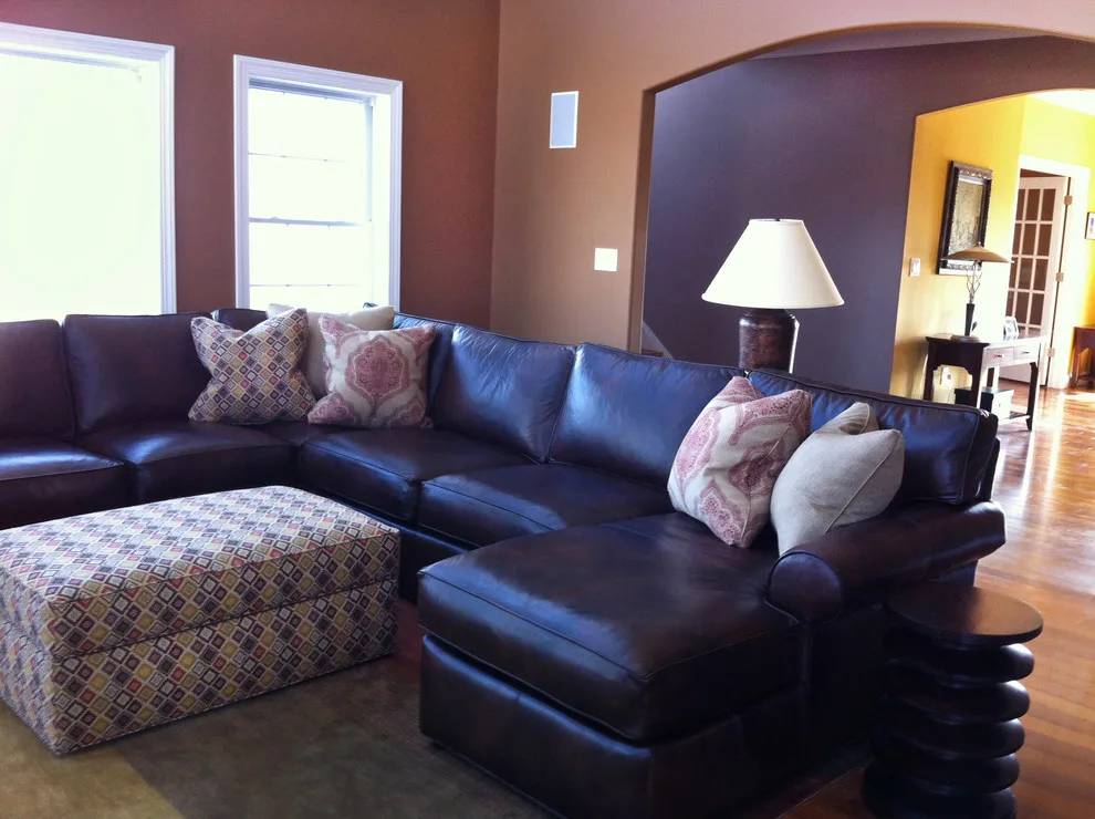 Vibrantly-Hued Transitional Living Space by Pretty Neat - Photo 6