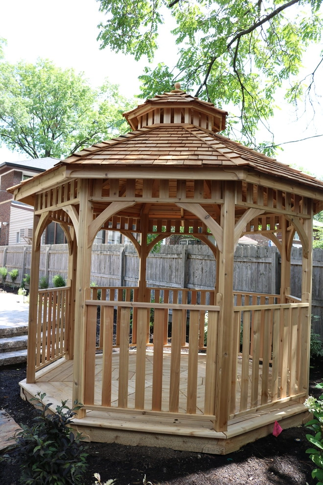 Backyard Gazebo & Patio by Quiet Village Landscaping - Photo 4