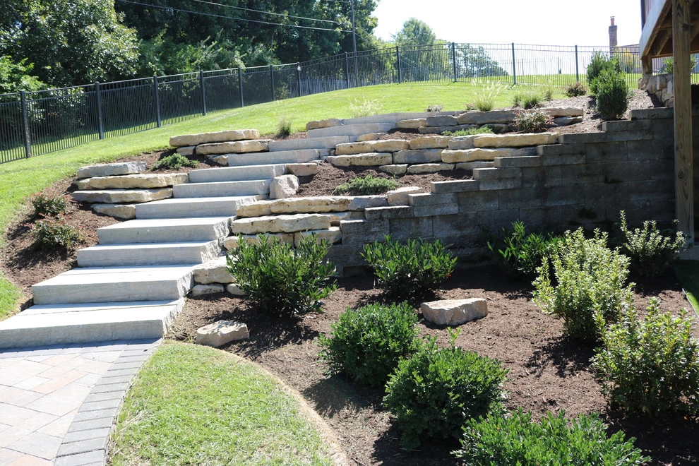 Expansive Outdoor Patio with Putting Green & Fire Pit by Quiet Village Landscaping - Photo 2