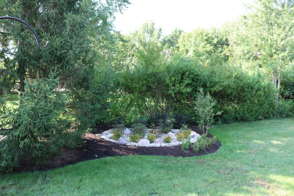 Rain Garden for Drainage Issues by Quiet Village Landscaping - Photo 2