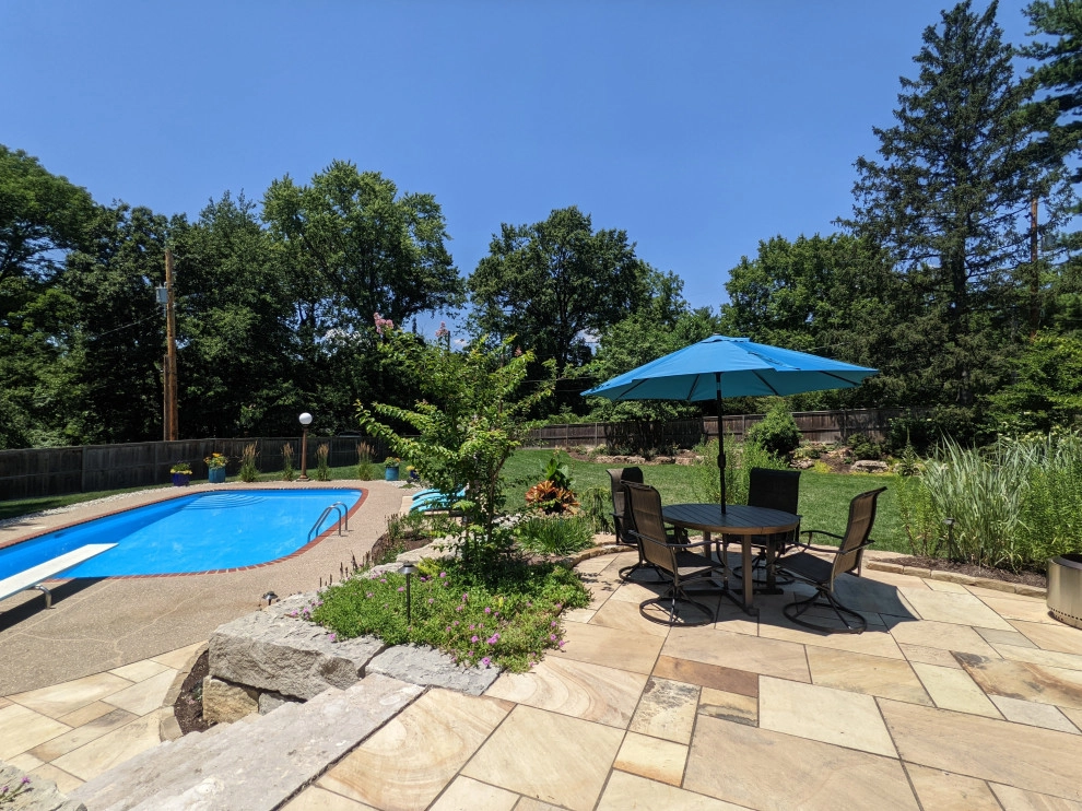 Outdoor Kitchen & Pool Patio by Quiet Village Landscaping - Photo 9