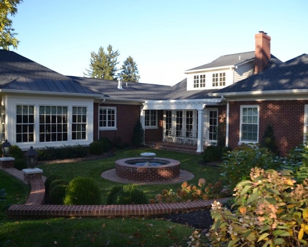 Brick Water Feature with Landscaping by R W Thompson Landscaping - Photo 2