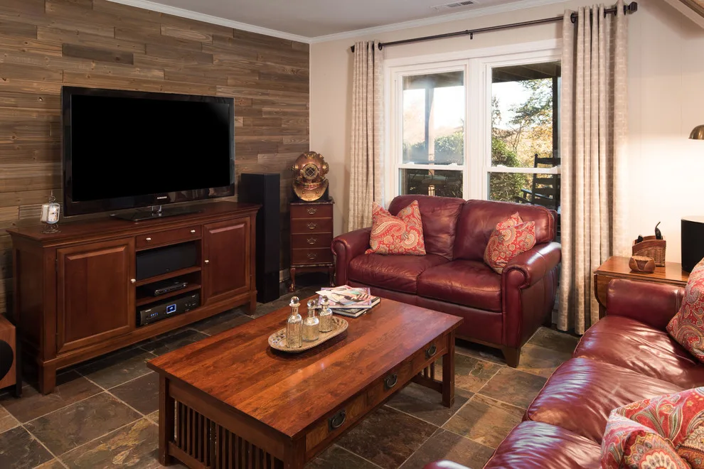 Hixson Rustic Basement by Maxwell House Interiors Virginia Warren - Photo 4
