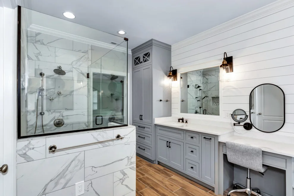 Willow Sage Bathroom Renovation by Kristen Oldfield Design - Photo 10