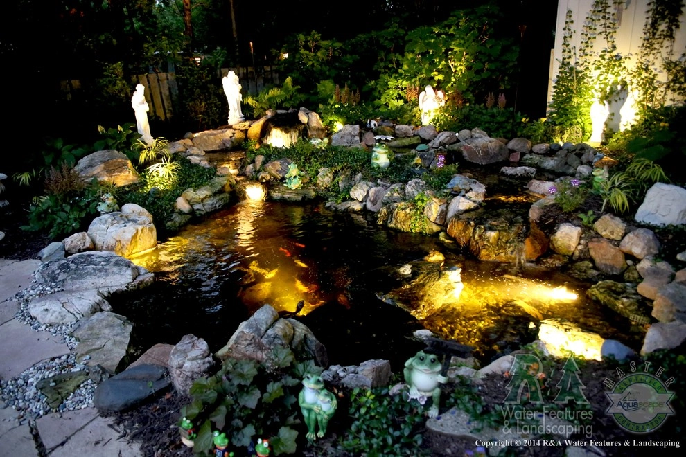 Kalamazoo Water Feature - Pond with Waterfall by R&A Landscaping - Photo 3