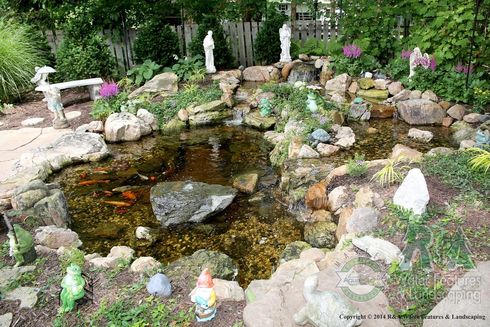 Kalamazoo Water Feature - Pond with Waterfall by R&A Landscaping - Photo 13