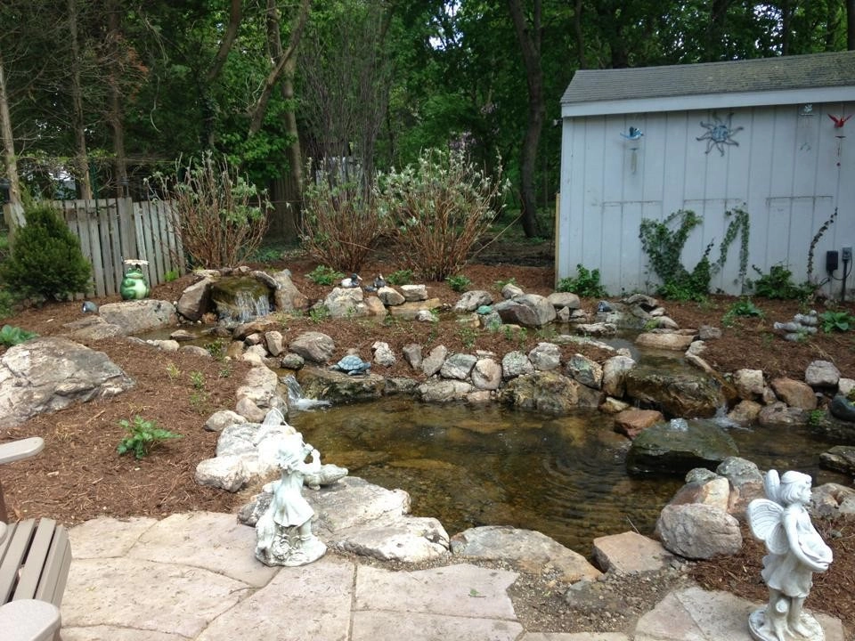 Kalamazoo Water Feature - Pond with Waterfall by R&A Landscaping - Photo 11