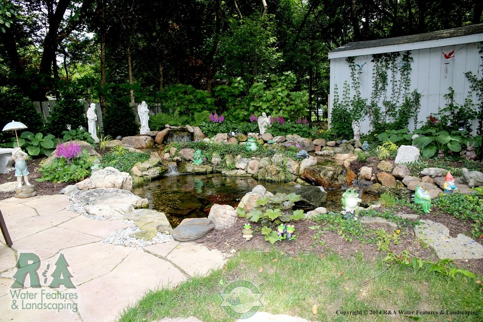 Kalamazoo Water Feature - Pond with Waterfall by R&A Landscaping - Photo 15