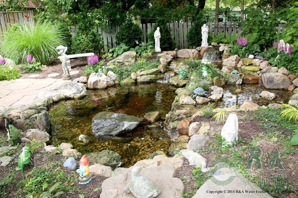 Kalamazoo Water Feature - Pond with Waterfall by R&A Landscaping - Photo 12