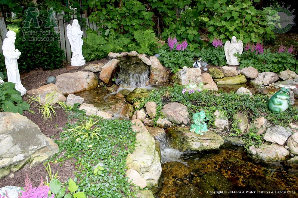 Kalamazoo Water Feature - Pond with Waterfall by R&A Landscaping - Photo 19