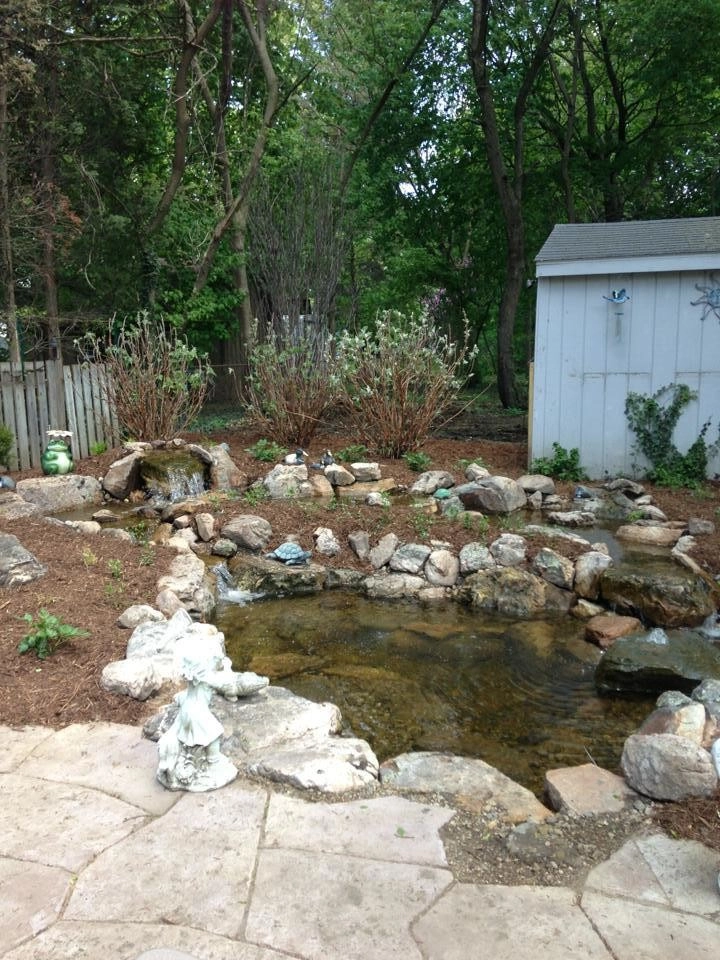 Kalamazoo Water Feature - Pond with Waterfall by R&A Landscaping - Photo 7