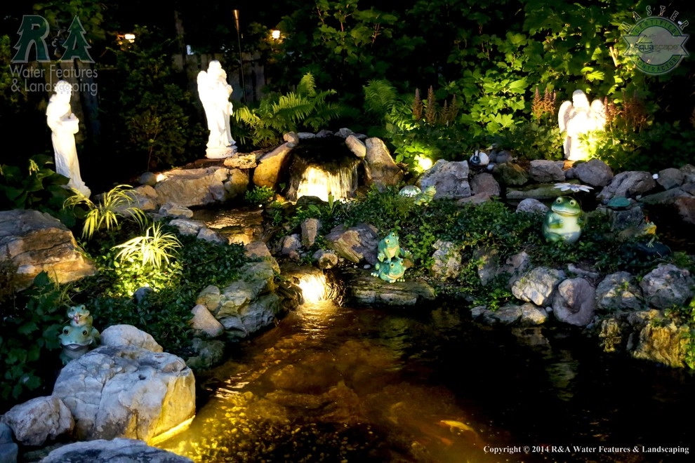 Kalamazoo Water Feature - Pond with Waterfall by R&A Landscaping - Photo 5