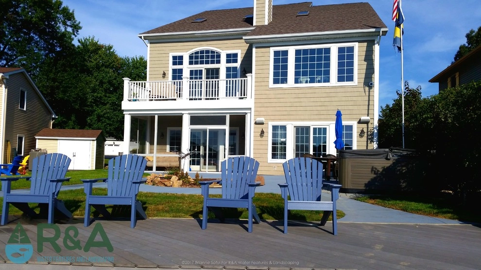 Eagle Lake Pond Installation Mattawan MI by R&A Landscaping - Photo 19