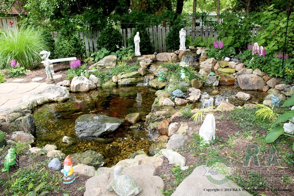 Kalamazoo Water Feature - Pond with Waterfall by R&A Landscaping - Photo 14