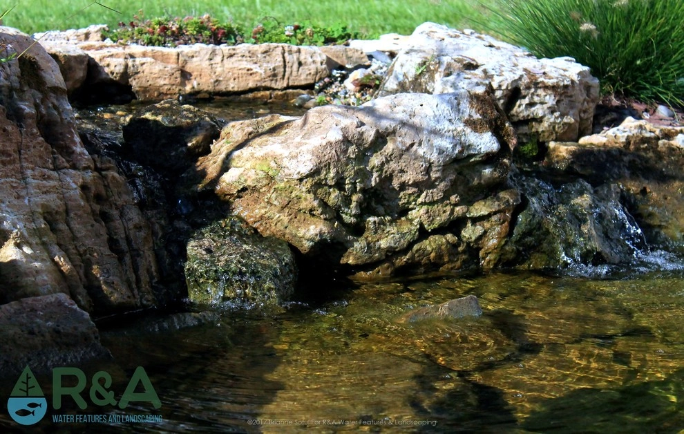 Eagle Lake Pond Installation Mattawan MI by R&A Landscaping - Photo 4