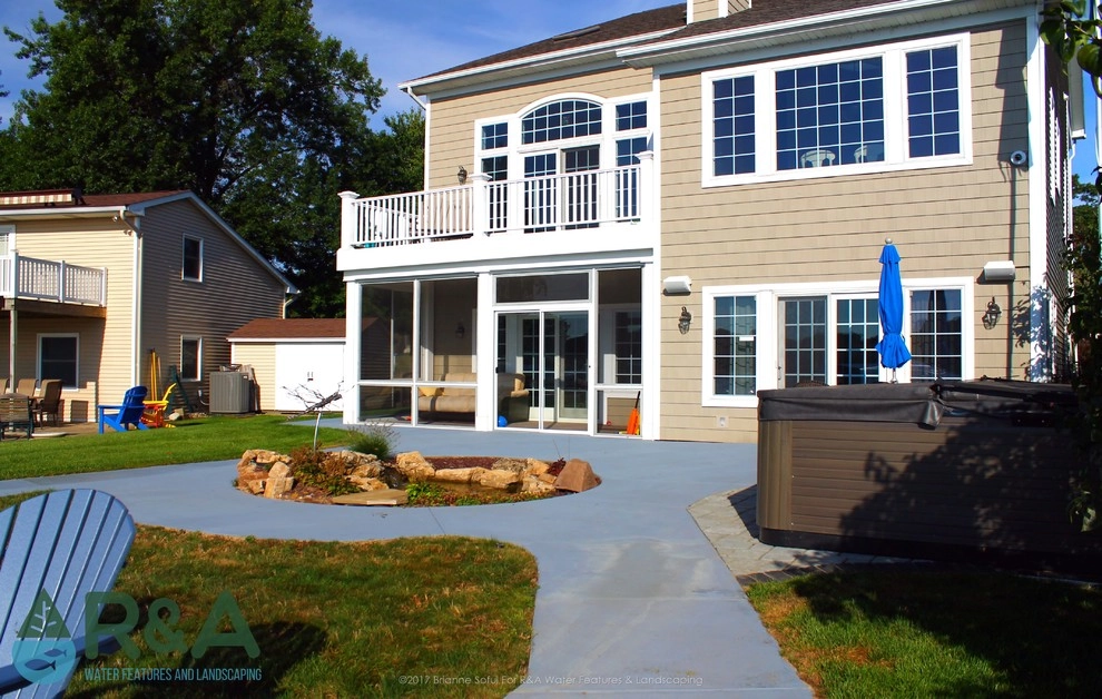 Eagle Lake Pond Installation Mattawan MI by R&A Landscaping - Photo 2