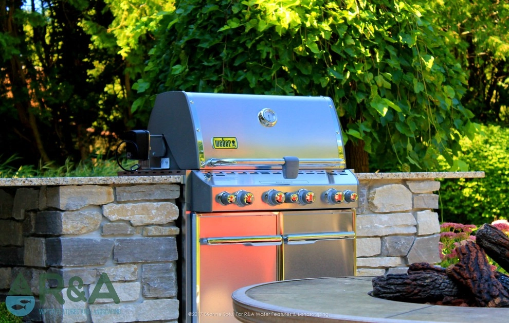 East Grand Rapids Custom Grill Island by R&A Landscaping - Photo 2