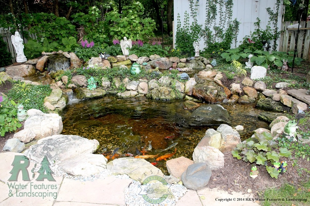 Kalamazoo Water Feature - Pond with Waterfall by R&A Landscaping - Photo 8