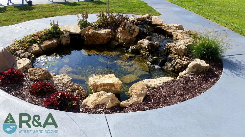Eagle Lake Pond Installation Mattawan MI by R&A Landscaping - Photo 16