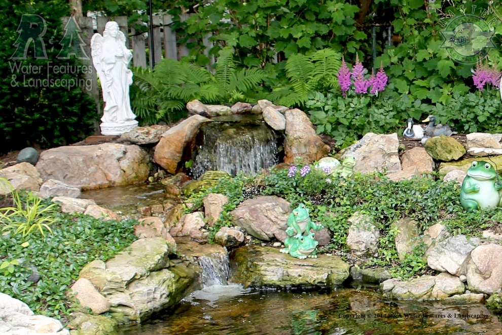 Kalamazoo Water Feature - Pond with Waterfall by R&A Landscaping - Photo 6