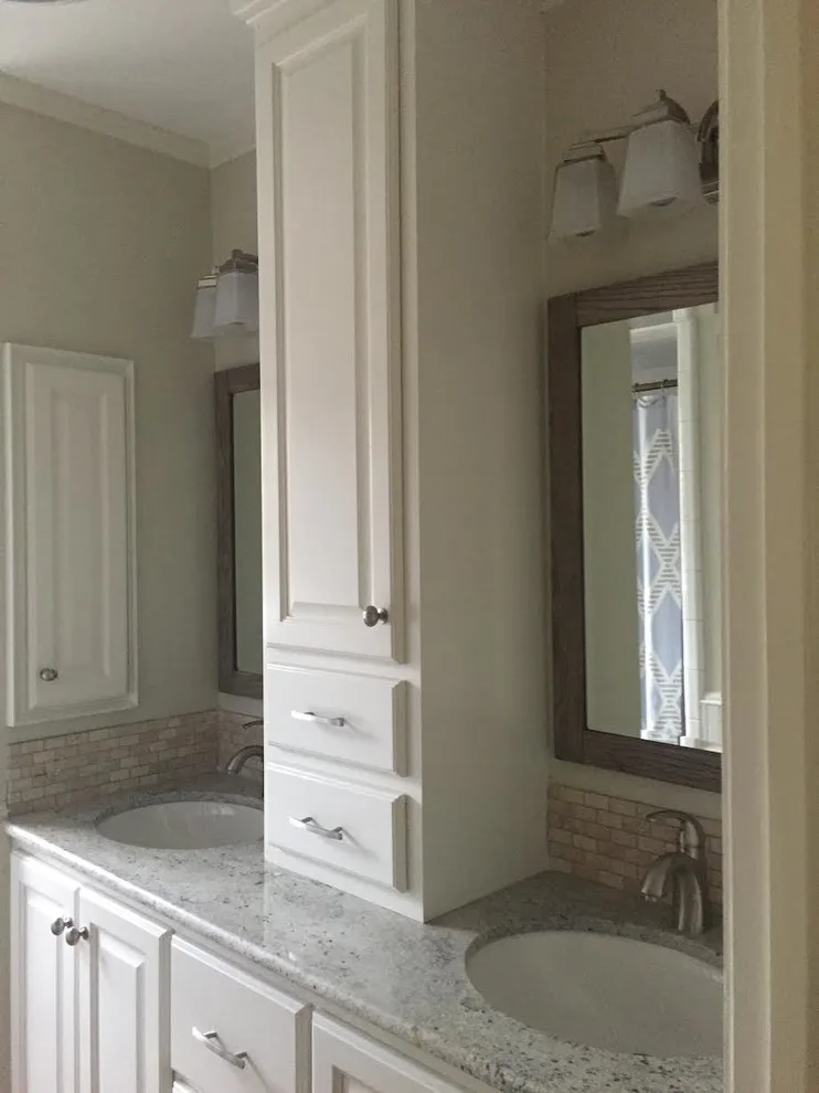 Compact Bathroom Ample Storage by Nest Home Interiors - Photo 4