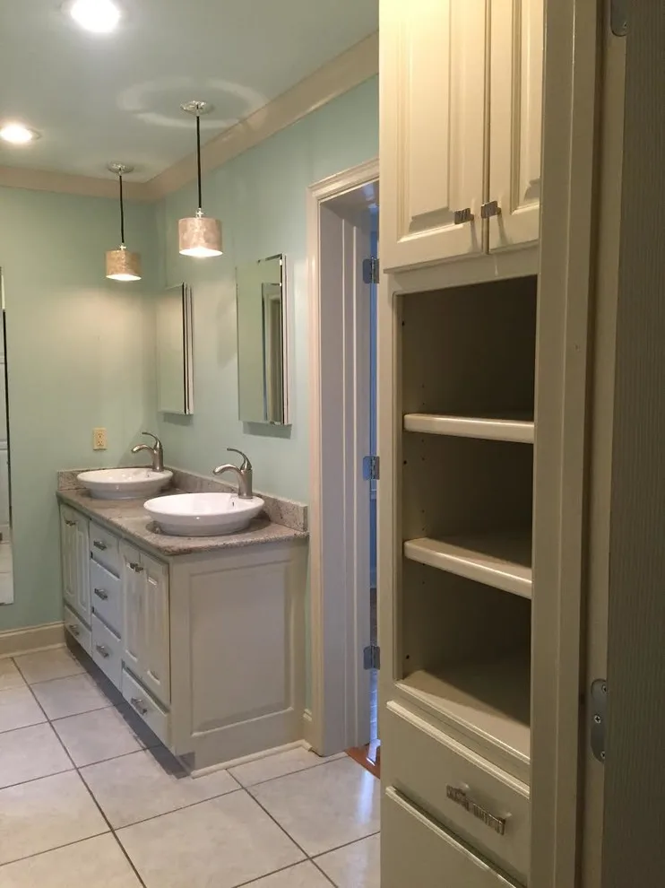 Compact Bathroom Ample Storage by Nest Home Interiors - Photo 5