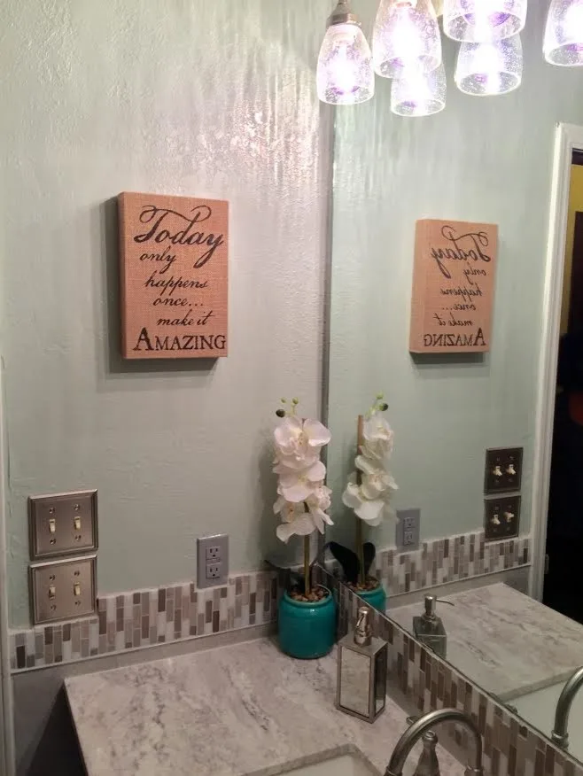 Compact Bathroom Makeover by The Glover Group, LLC - Photo 9