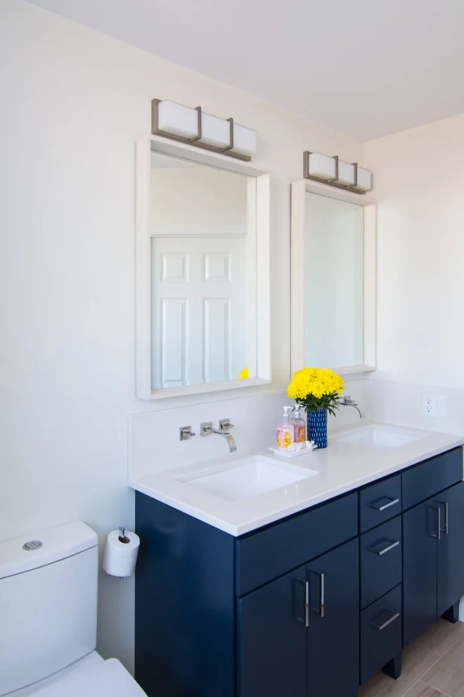 Compact Master Bath by MCM Interior Design - Photo 4
